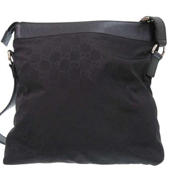 GUCCI Black Leather Shoulder Bag - Picture 2 of 10